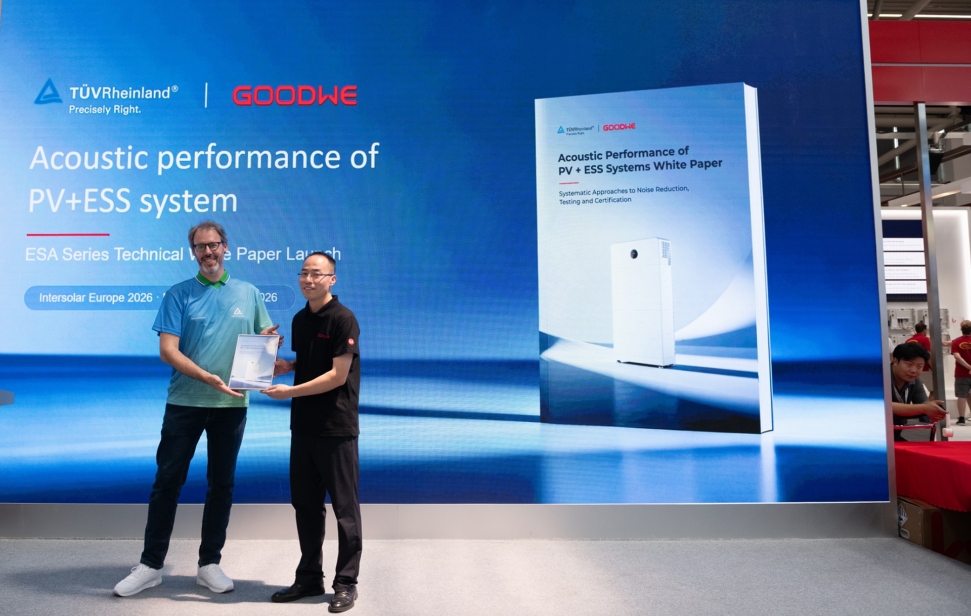 GoodWe launched the industry's first Acoustic Performance of PV+ESS System White Paper with TÜV Rheinland.jpg
